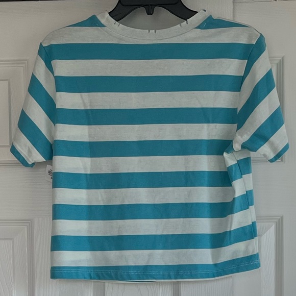 NASA striped distressed crop top - Picture 3 of 3